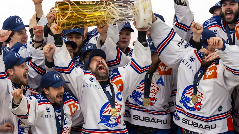 4:1 victory in the final series. The ZSC Lions are Swiss champions