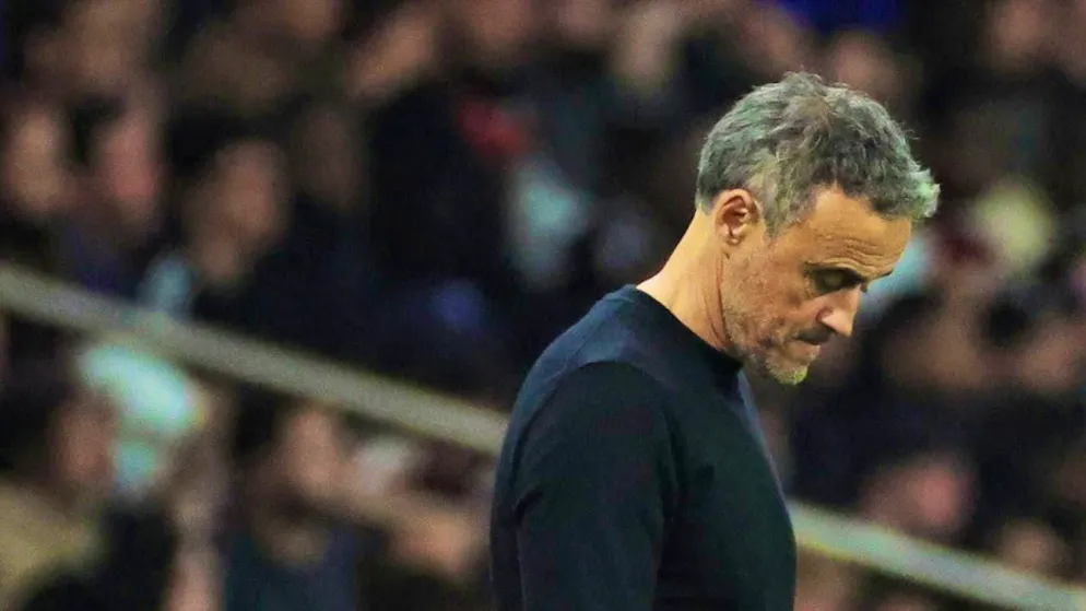 Luis Enrique saw his PSG suffer their first defeat of the season in the 31st round.