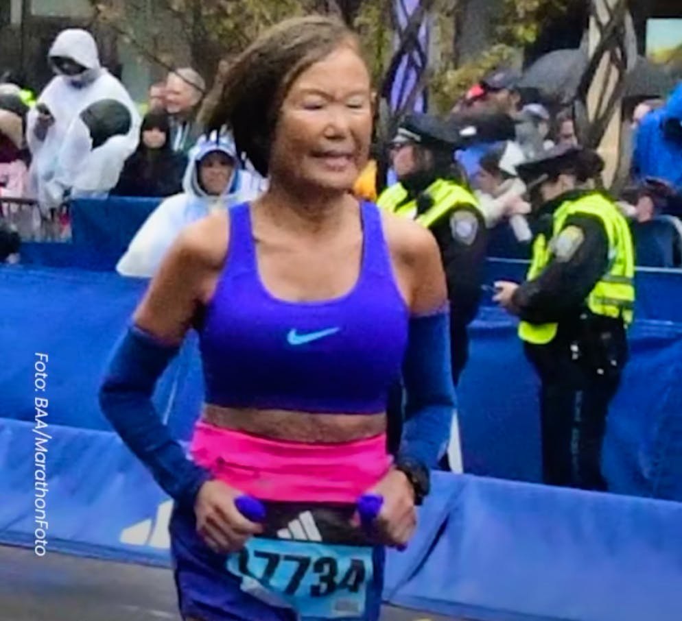 Jeannie Rice, 77-jährige Marathonläuferin