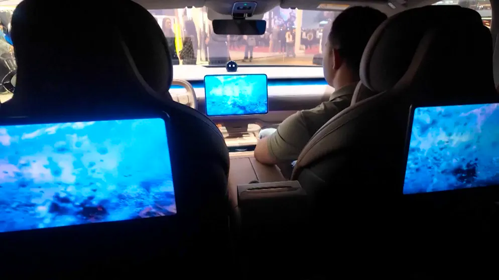 Innovation in the automotive industry. Chinese car manufacturer launches car with 4D cinema effect