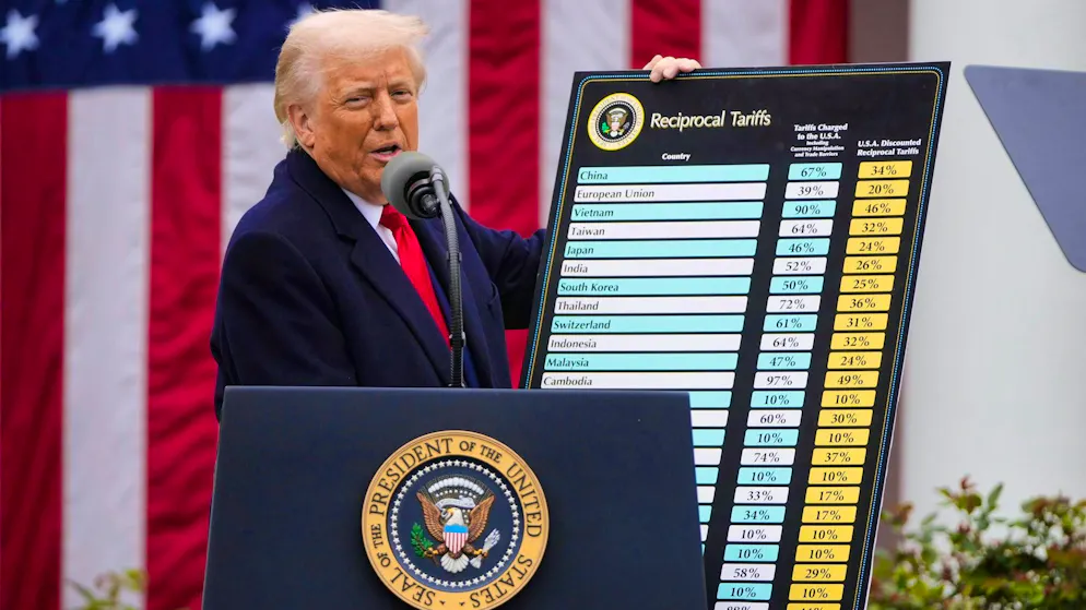 A "golden age" for the USA: according to Trump, this is what he wants to achieve with his tariffs. (Archive)