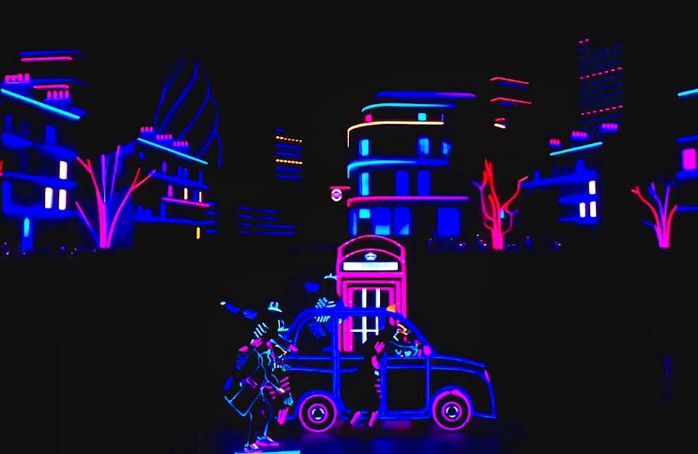 Spektakel mit Licht: The Blackouts begeisterten im «BGT»-Halbfinale.