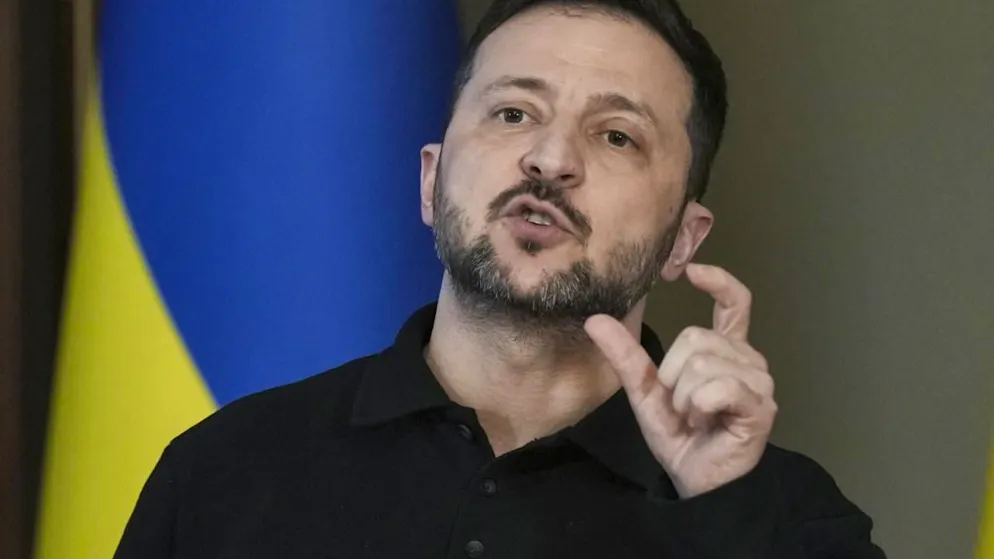 I funerali di papa Francesco a Roma potrebbero permettere discussioni sulla paca al presidente ucraino Volodymyr Zelensky (in un'immagine d'archivio del 17 aprile).