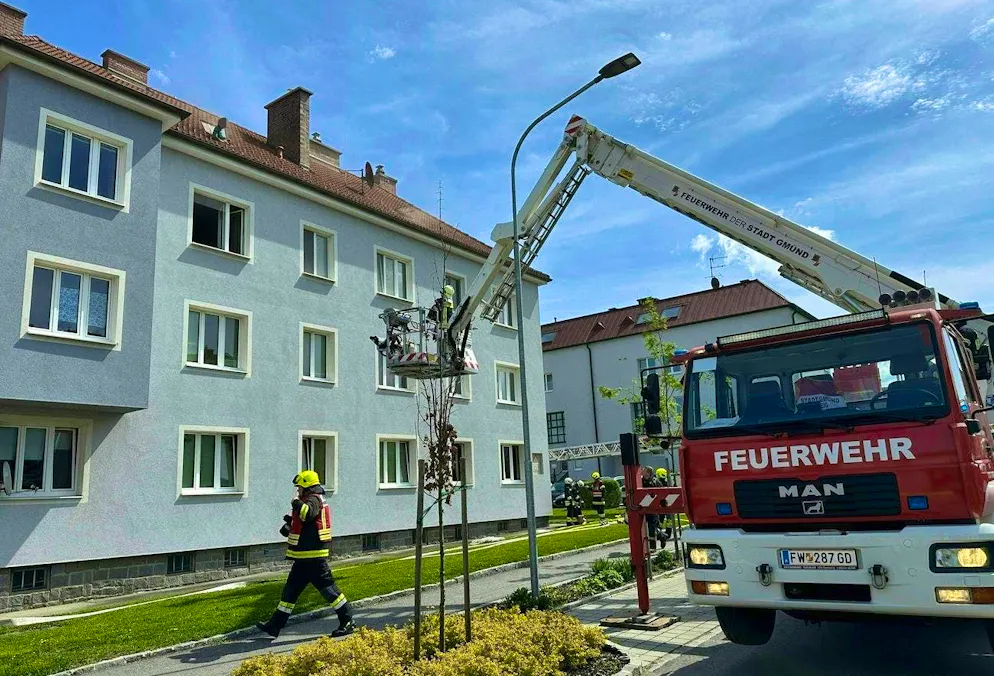 Over 100 firefighters were deployed to get the apartment fire under control and rescue the residents.