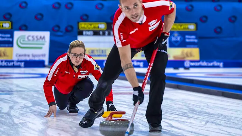 Alina Pätz and Sven Michel start the Mixed Doubles World Championships in Canada with a defeat. (archive picture)