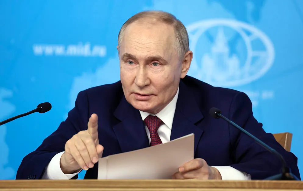 Il presidente russo Vladimir Putin.