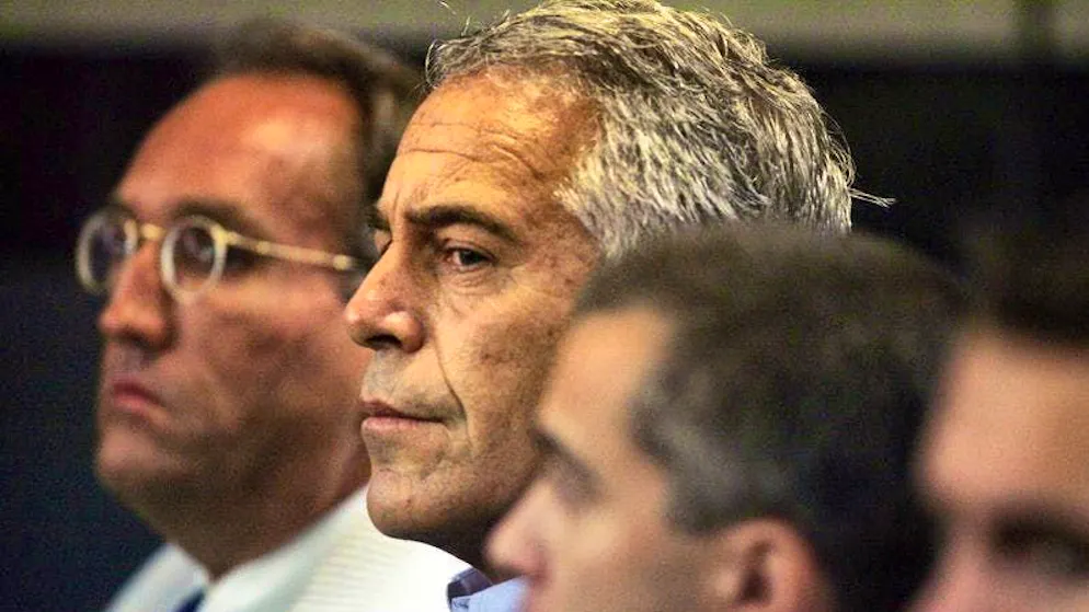 Virginia Giuffre. Jeffrey Epstein (M) appears in court in West Palm Beach in July 2019. 