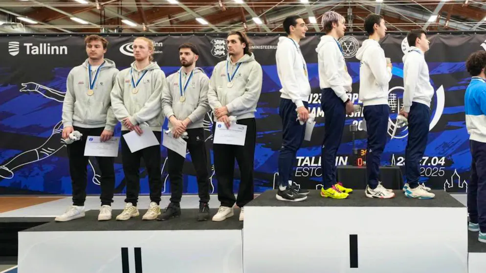 Podium scandal at the European Championships. Swiss U23 fencers snub Israel - federation condemns athletes
