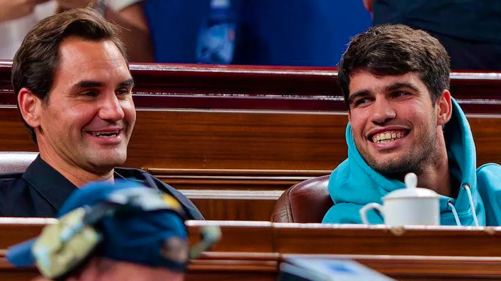 Roger Federer is Carlos Alcaraz's great role model.