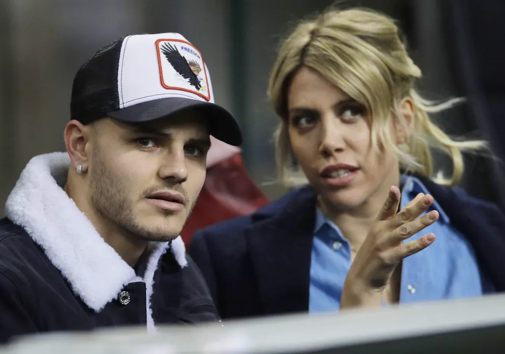 Mauro Icardi e Wanda Nara alcuni anni fa.