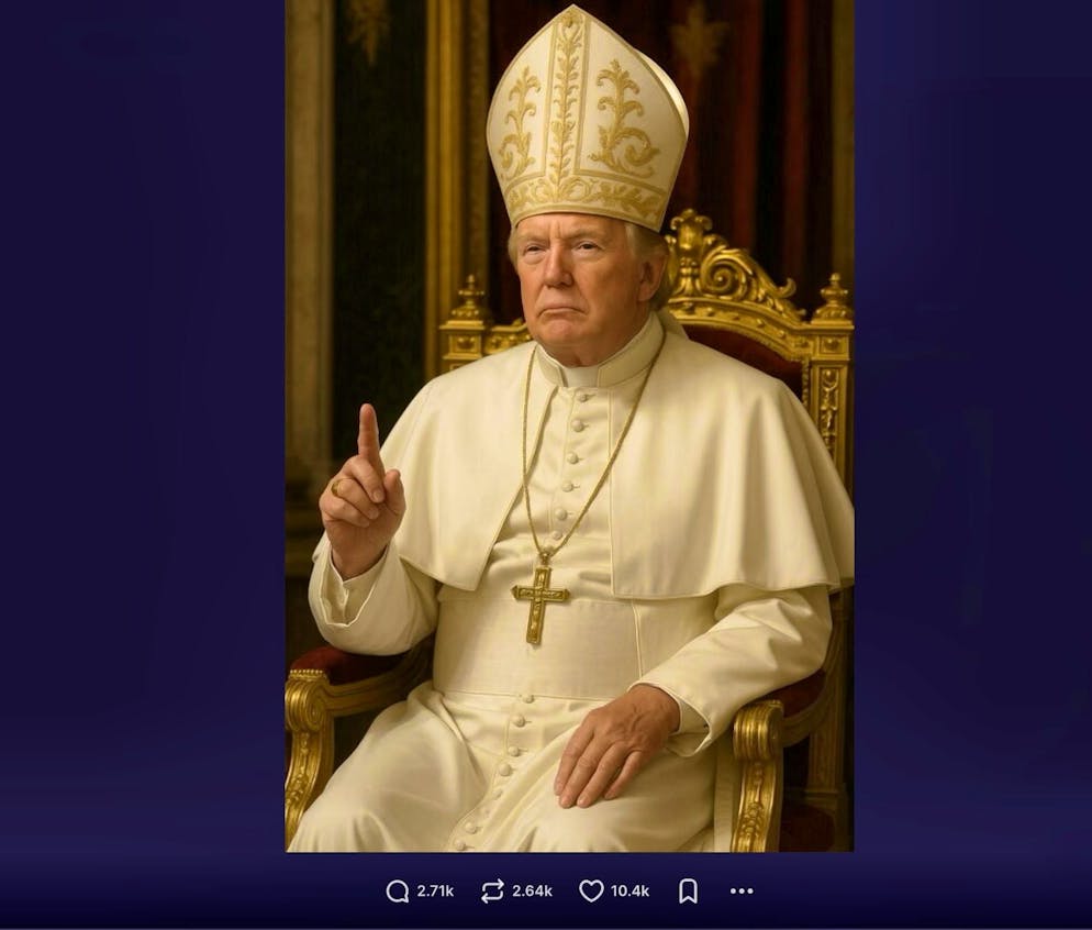 La foto non è accompagnata da alcun commento del miliardario repubblicano.