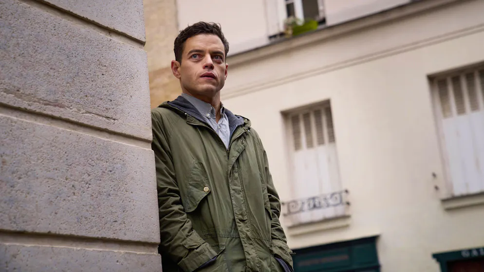 Rami Malek in un film.
