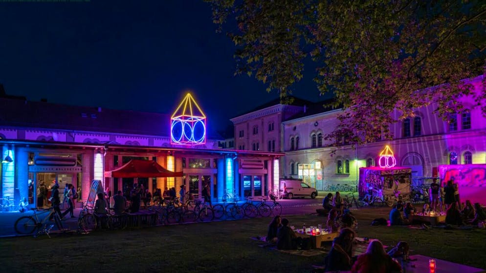Il centro del festival Videoex è situato negli spazi della vecchia caserma di Zurigo.