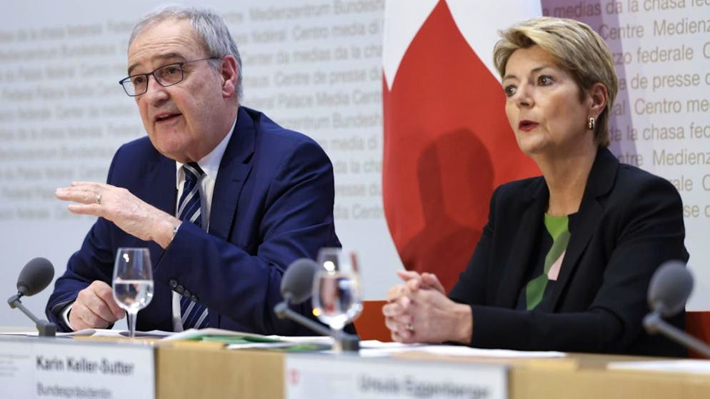 I consiglieri federali Guy Parmelin e Karin Keller-Sutter incontreranno oggi a Ginevra il Segretario americano al Tesoro Scott Bennett