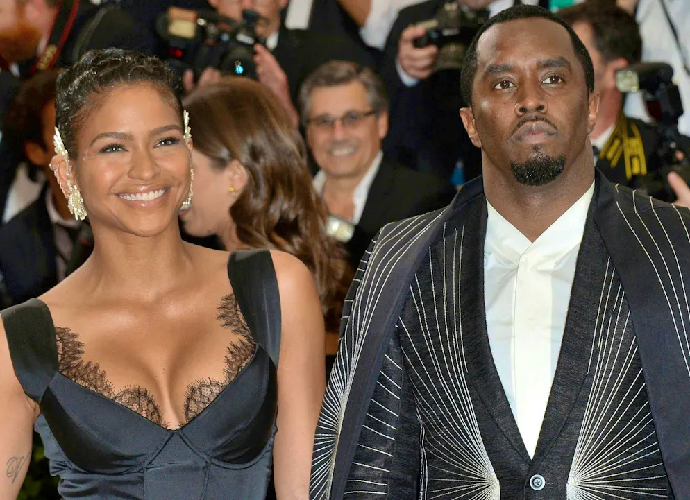 Cassie Ventura and Sean "P. Diddy" Combs at the 2017 Met Gala. They were together between 2007 and 2018.