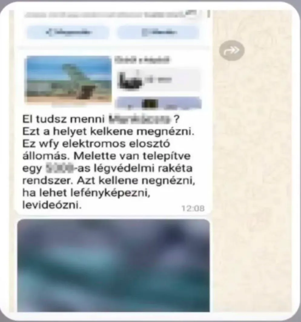 Cell phone communications that the SBU claims to have intercepted.