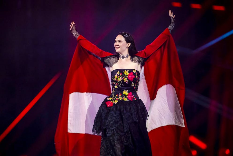 La finale dell'ESC a Basilea. Zöe Më, la concorrente svizzera.
