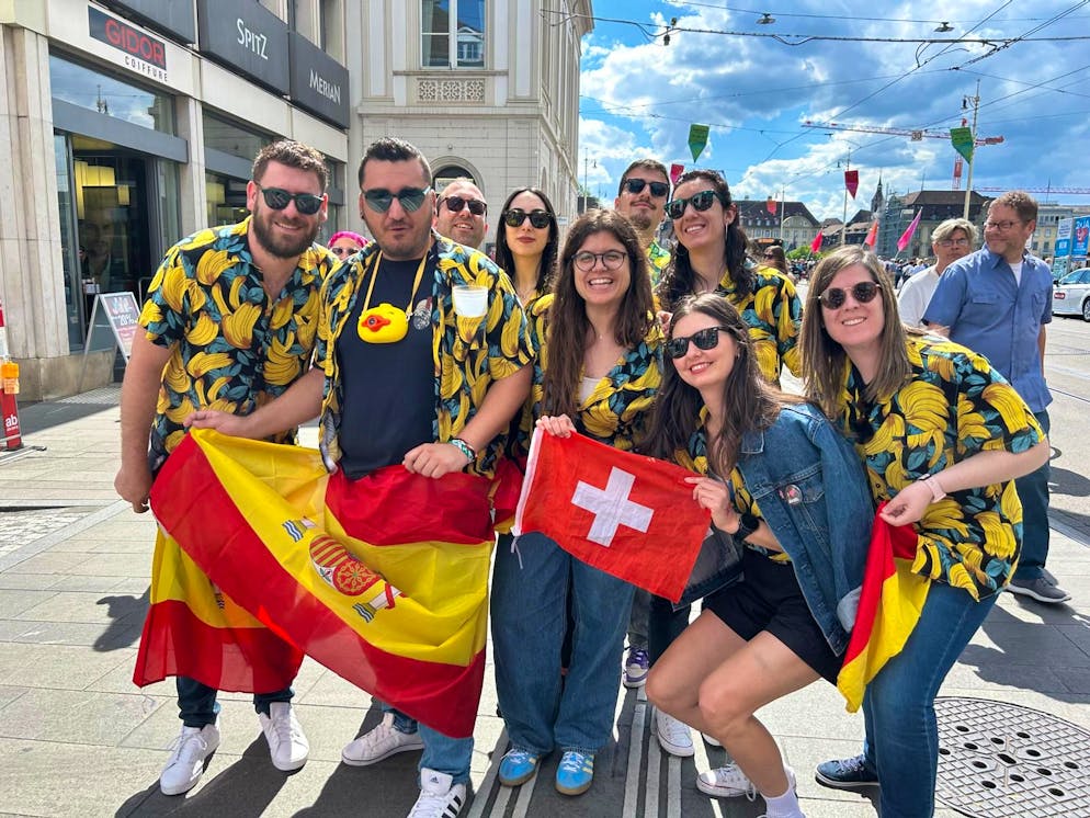 La finale dell'ESC a Basilea. Viva la Spagna.