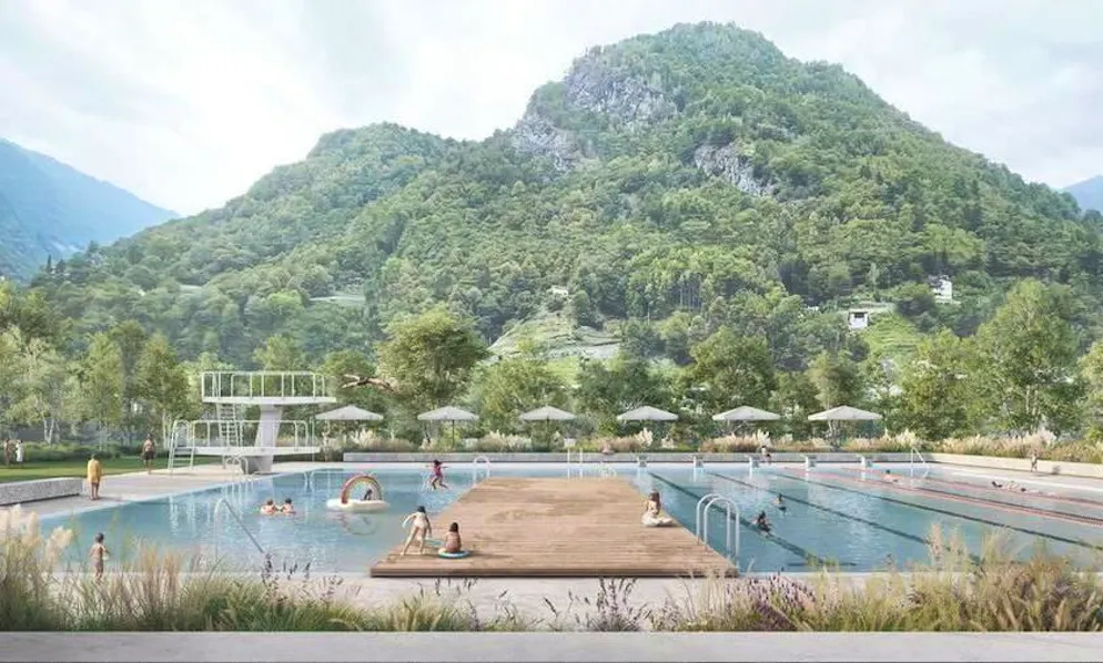 Il nuovo Lido di Grono