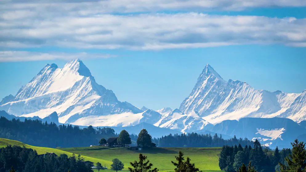 As the world descends into chaos. Switzerland is one of the most peaceful countries - and the BBC wonders why