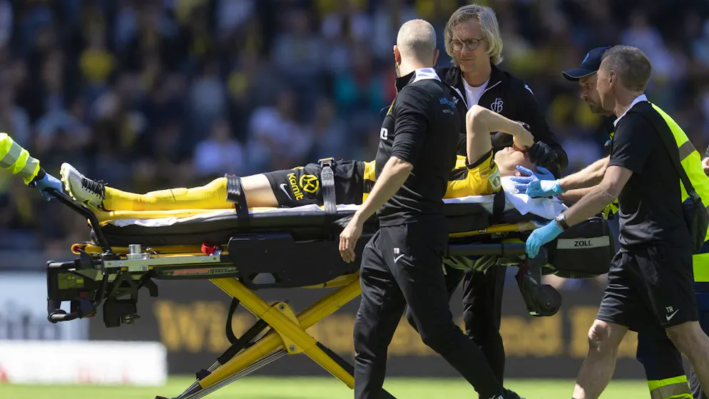 Schockmoment um YB-Spieler. Contini gibt Update zu Lauper: «Er konnte das Spital verlassen»