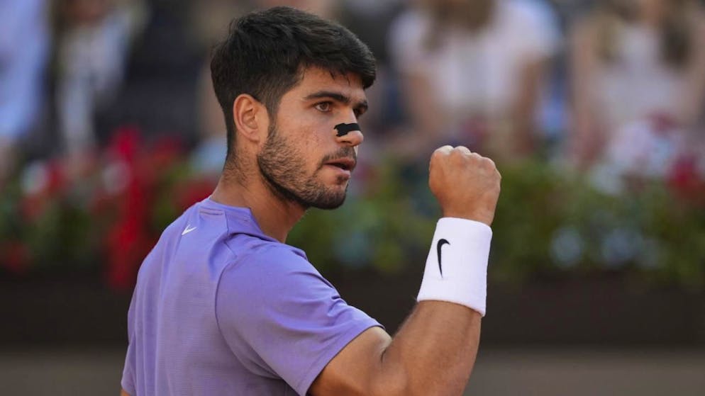 Carlos Alcaraz gewinnt erstmals das Masters-1000-Turnier in Rom.