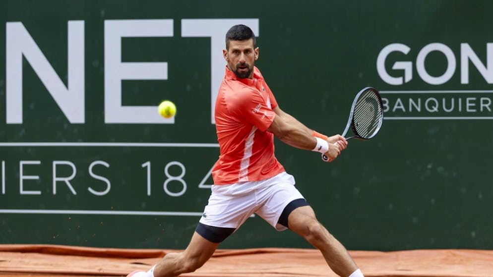Novak Djokovic gastiert wie vor einem Jahr am Geneva Open