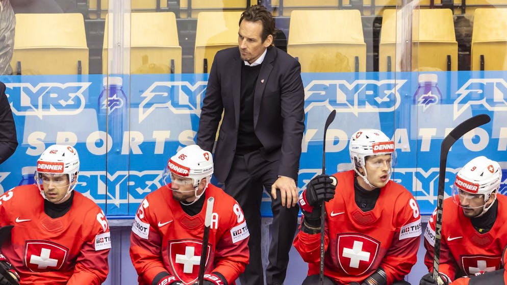 Der Schweizer Nationaltrainer Patrick Fischer blickt dem Halbfinal gegen Dänemark voller Optimismus entgegen