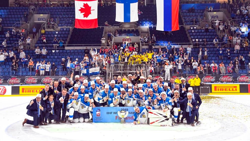 Als die WM 2019 letztmals in der Slowakei stattfand, wurde Finnland nach einem Sieg im Final gegen Kanada Weltmeister.
