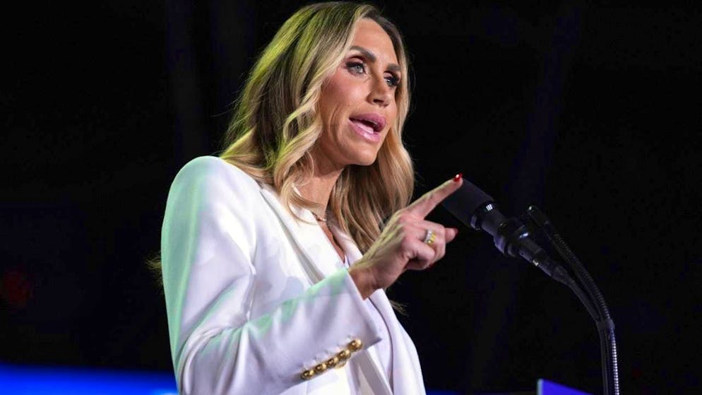 ARCHIVE - Republican National Committee co-chair Lara Trump speaks at a campaign event. Photo: Evan Vucci/AP/dpa/Archive