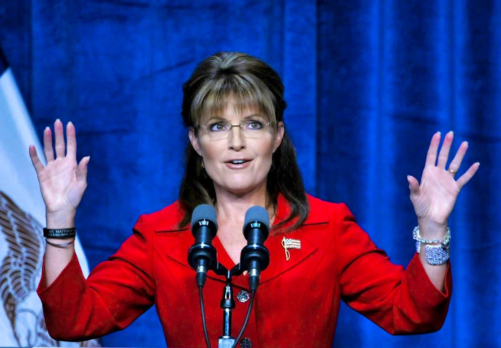 The maga look of the Trump women: When style gets political - Gallery. Republican Palin stood out from the start with her look and manner. (archive image)