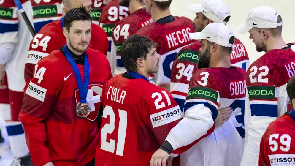 Three bittersweet finale experiences - and this time? - Gallery. 2024 in Prague, Kevin Fiala is the tournament MVP like Roman Josi eleven years earlier, but has to settle for silver again