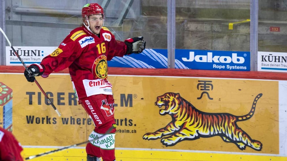 Erik Brännström spielte in der Saison 2020/21 10 Partien für die SCL Tigers
