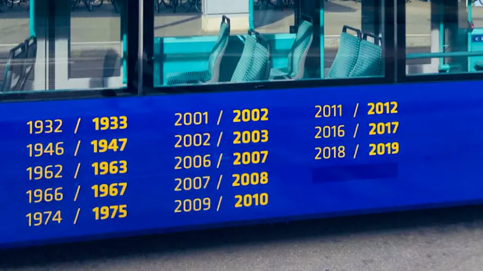 Basel transport company confident of victory. Before the final against Biel: FCB streetcar already labeled with 2024/2025 Cup winners