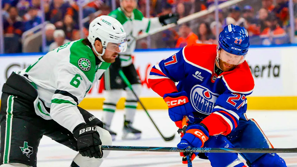 Lian Bichsel and the Dallas Stars are down 3-1 to the Edmonton Oilers in the playoff semi-finals.