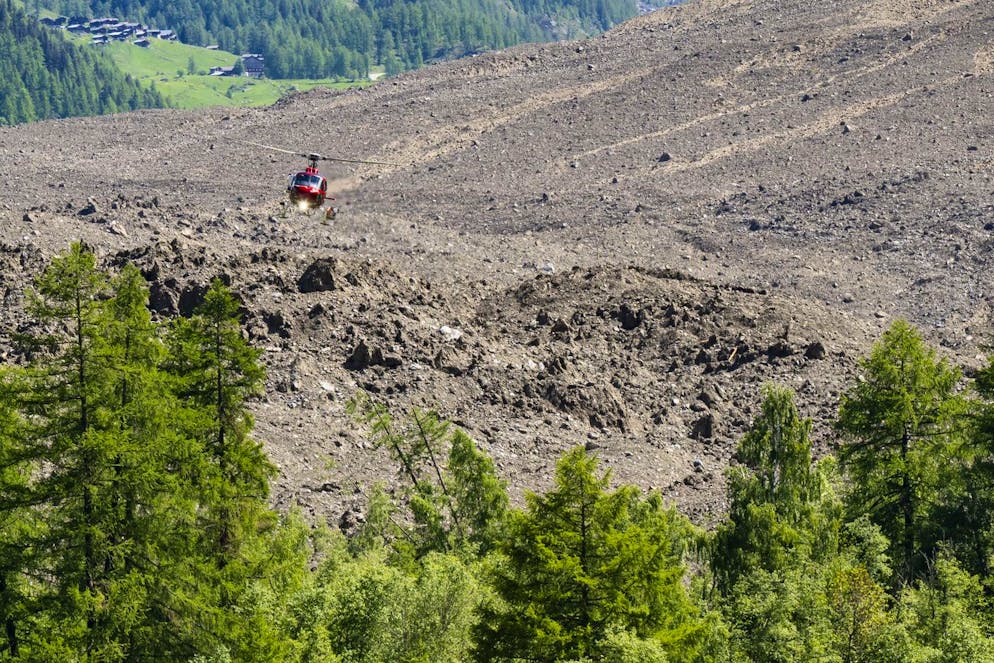 Auch beim Bergsturz von Blatten könnte der menschengemachte Klimawandel eine Rolle gespielt haben.