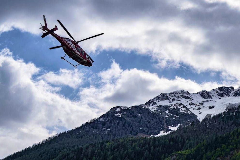 Further evacuations are being carried out by helicopter in the landslide area.