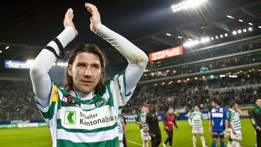 13. Mai 2010: Legende Marc Zellweger verabschiedet sich in der AFG Arena in St. Gallen.