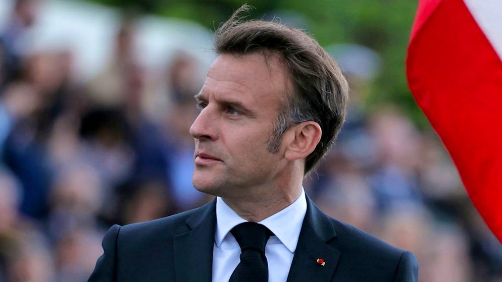 Frankreichs Präsident Macron hat sich gegen einen von aussen herbeigeführten Umsturz im Iran positioniert. (Archivbild)