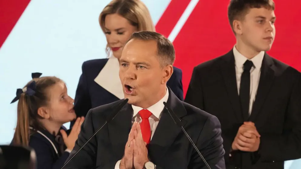 Karol Nawrocki obtient 49,7% des voix selon un sondage à la sortie des urnes (archives).