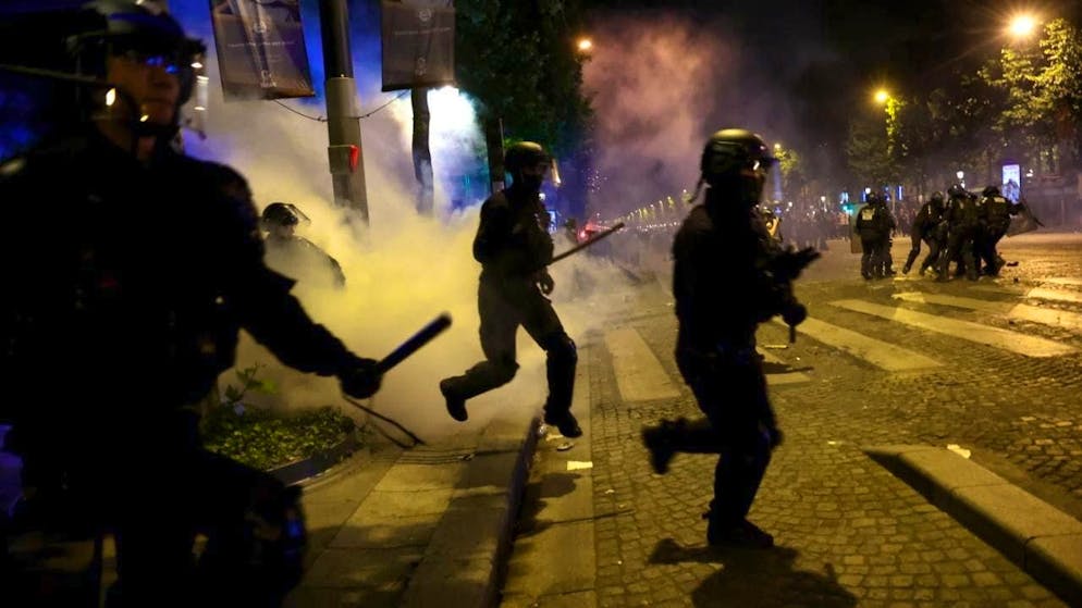 The French security forces were particularly challenged in the streets of the capital