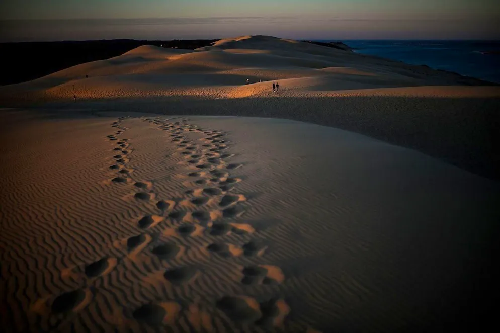 La Dune du Pilat compte 2 millions de visiteurs chaque année.