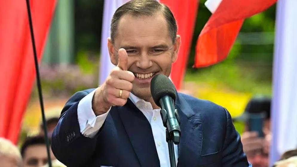 Karol Nawrocki is often described as an "unknown" or "new face" - but he was deliberately built up as the face of conservative Poland.