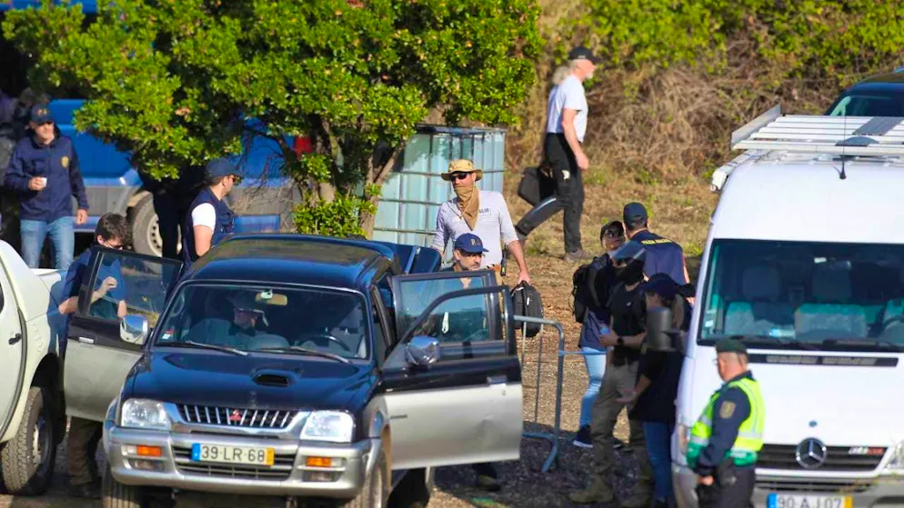 ARCHIVE - Police search teams in Portugal. Photo: Joao Matos/AP/dpa/Archive image