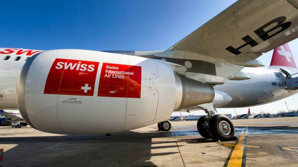 Un Airbus de Swiss sur le tarmac de l'Euroairport de Bâle-Mulhouse em 2011, quand la filiale de Lufthansa opérait encore depuis la cité rhénane. (archive)