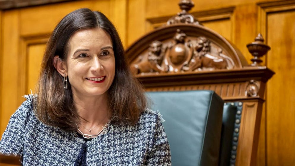 La présidente du National Maja Riniker a adressé sa compassion aux habitants de Blatten, lundi en ouverture de la session d'été.