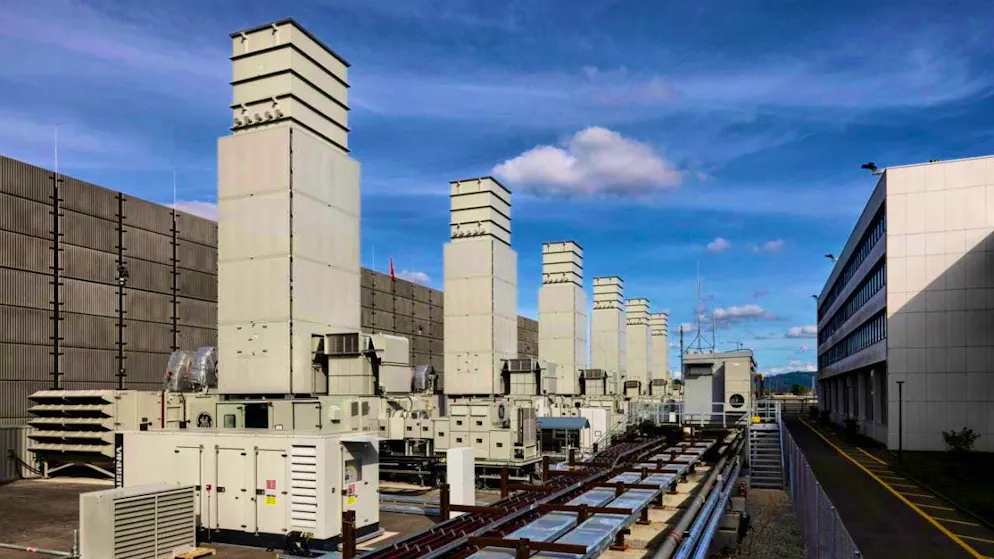 The two chambers of the Swiss parliament have come closer together in the settlement of differences on the bill for the creation of a thermal power reserve. (Archive image: Reserve power plant in Birr AG)