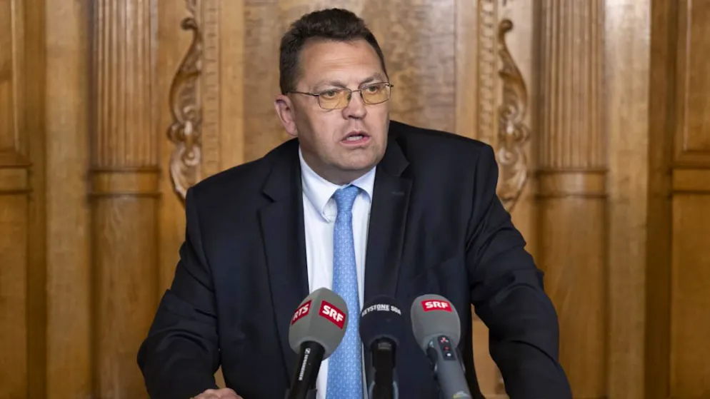 Le conseiller national Laurent Wehrli (PLR/VD) a présenté lundi la position de sa commission, favorable à un mandat de négociations avec les Etats-Unis.