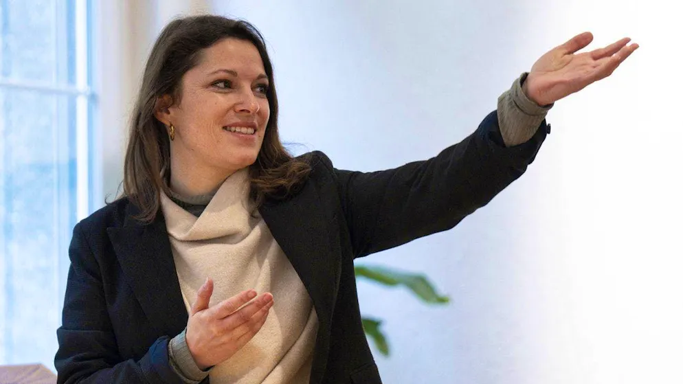 "I want to be able to convince people that tomorrow can be more positive if we work together": Mattea Meyer.