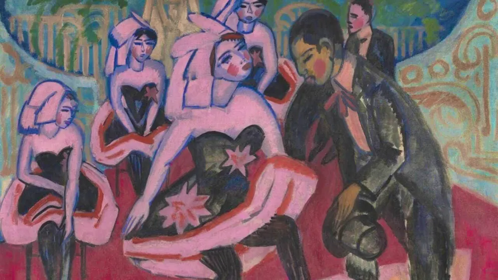 Sold, "degenerate", damaged and resurfaced after decades: Ernst Ludwig Kirchner's "Dance in a Variety" (1911) is now on display at the Kunstmuseum Basel.